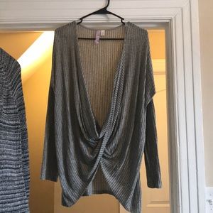 Interesting neckline sweater from Francesca’s NWOT